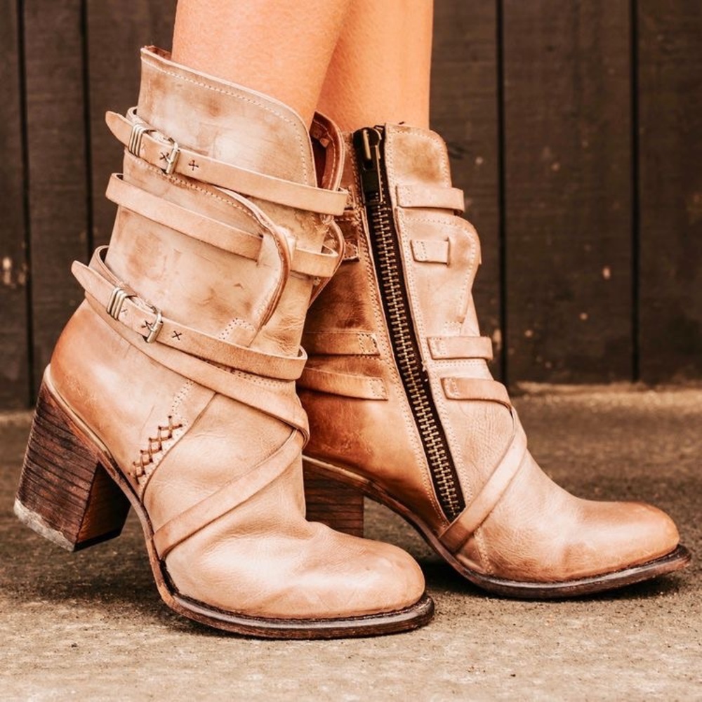 Steve Madden Freebird Baker boots taupe 8